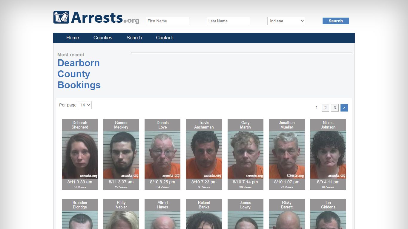 Dearborn County Arrests and Inmate Search